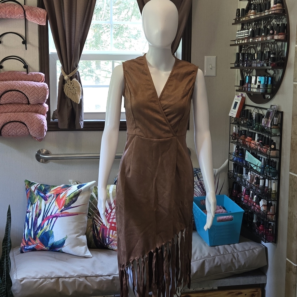 NEW! Elegant Western Tassel Dress